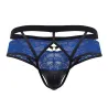 CandyMan Jockstrap Dentelle Lalita Noir et Bleu